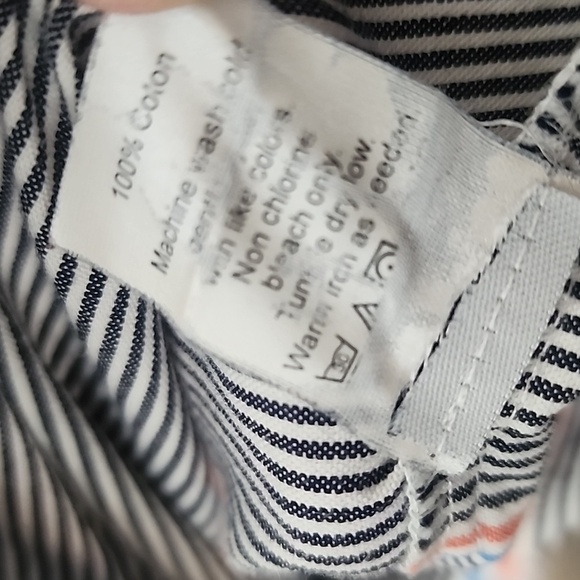 J Crew Striped Popover Half Button Shirt - Picture 10 of 10